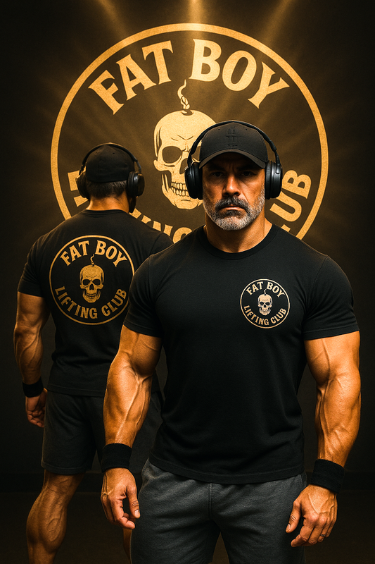 The Original “Fat Boy Lifting Club” design