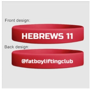 Fat Boy Rubber Wristbands